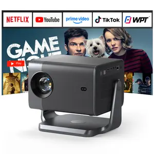 VOPLLS Netflix Certified Portable Projector: 1200 Lumens, Auto Focus, 1080P/4K | Home Theater & Outdoor Movies with Dolby 3D Sound, WiFi & Bluetooth | Plug & Play for HDMI/USB/Phone/PC (Black)
