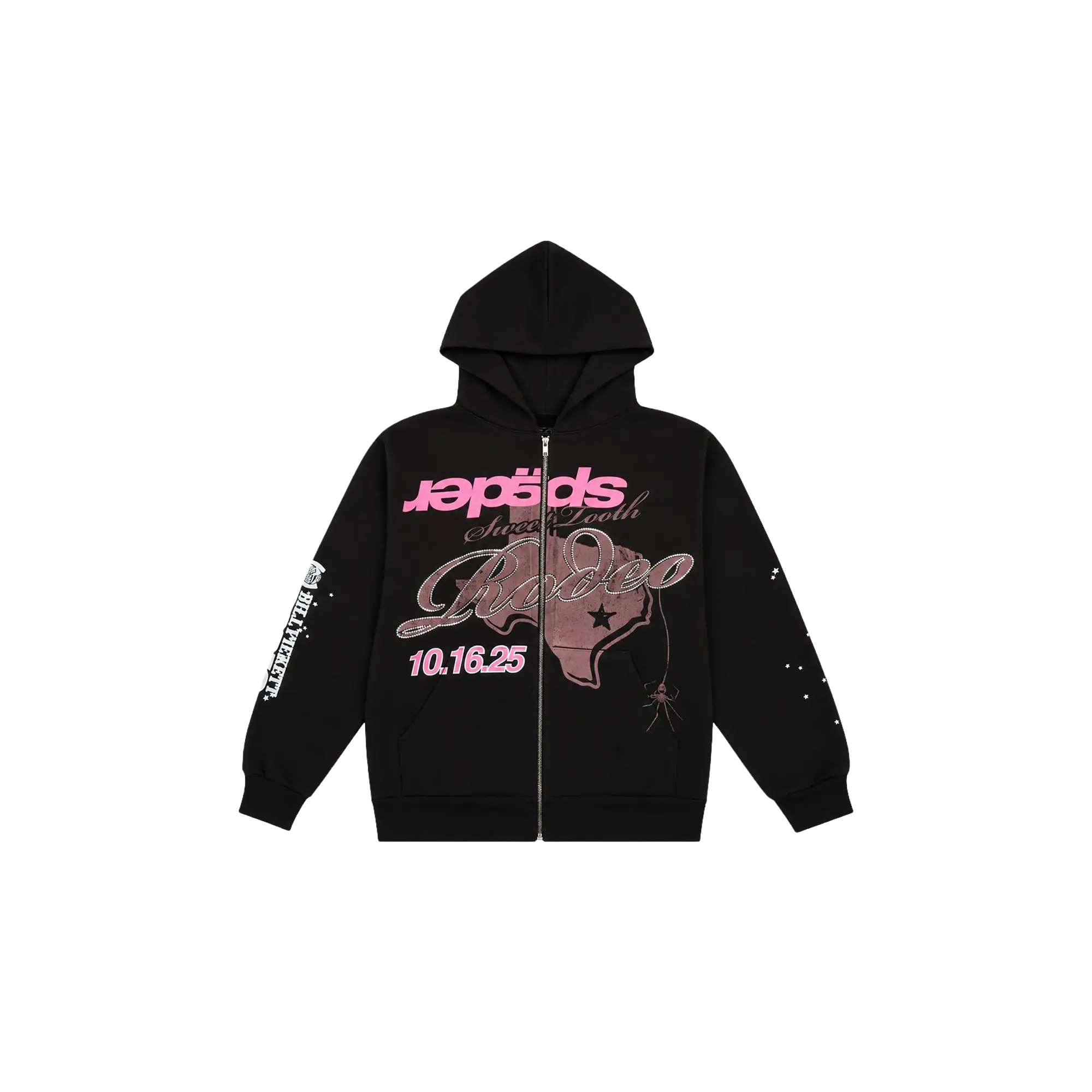 RodeoTexas Zip Hoodie "Black" SP5der583