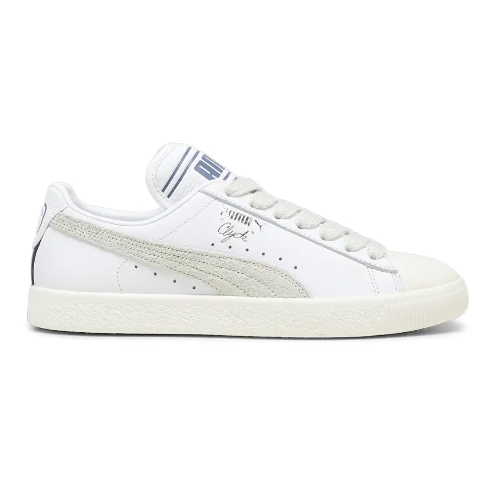 PUMA Mens X Rhuigi Clyde Lace Up Sneakers Shoes Casual - White