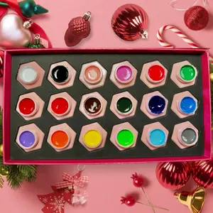 ShinPink Gel Art Nail Set - 18 Colors for Creative Nail Art Manicure Nail Care Nail Polish Polish Durable Flawless Cutics Cosmetic