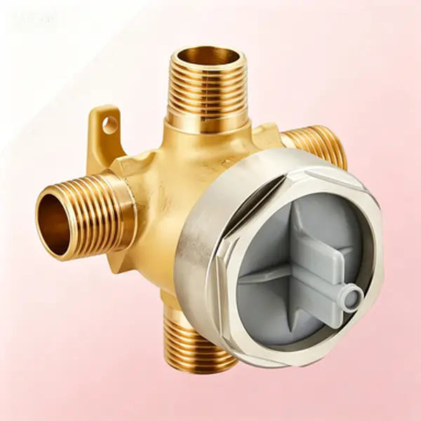Universal Shower Diverter Valve Trim Kit 6 Settings, Diverter Rough-in Valve Replacement for Shower System, 3 Way Diverter Valve for Smooth Switching, Easy Install Diverter Valve Trim