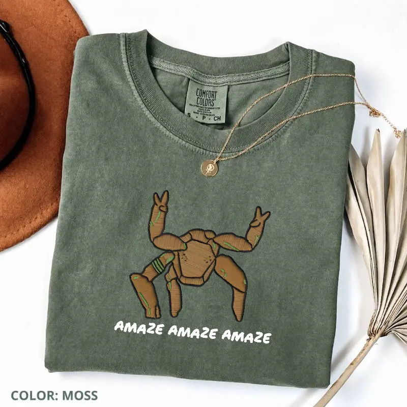 Comfort Colors Amaze Rocky Alien Shirt, Project Hail Mary Inspired Sci-Fi Graphic Tee, Funny Space T-Shirt, Book Lover Shirt, Alien Fan Gift, Women's T-shirt, Graphic Tee, Crewneck Top
