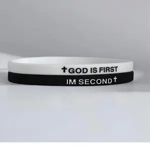 Silicone wristbands, fashionable men's and women's wristbands, motivational jewelry, watch strap bracelets, Bible scripture bracelets, suitable for daily wear, vacation and dating occasions, and also a surprising and exquisite small gift.