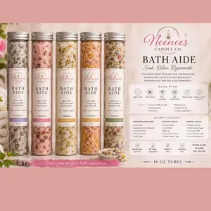 16oz Custom Relaxation Bath or Footsoak Aides