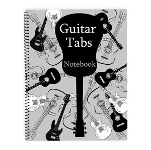 Guitar Tabs Notebook - Blank Tablature Journal