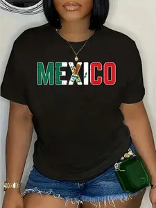 100% Cotton Mexico Shirts Soccer Jersey Men Women Kids Gifts Mexico Mexican Soccer Fan Men Women Boys Girls T-Shirt