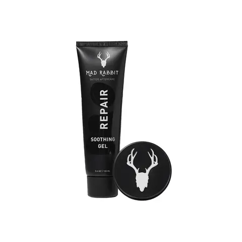 Mad Rabbit Tattoo Aftercare Duo – Soothing Gel & Balm Stick | Calms Redness, Reduces Itch, Boosts Color, Hydrates & Revives Tattoos | For Fresh & Existing Ink