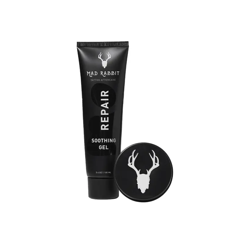 Mad Rabbit Tattoo Aftercare Duo – Soothing Gel & Balm Stick | Calms Redness, Reduces Itch, Boosts Color, Hydrates & Revives Tattoos | For Fresh & Existing Ink
