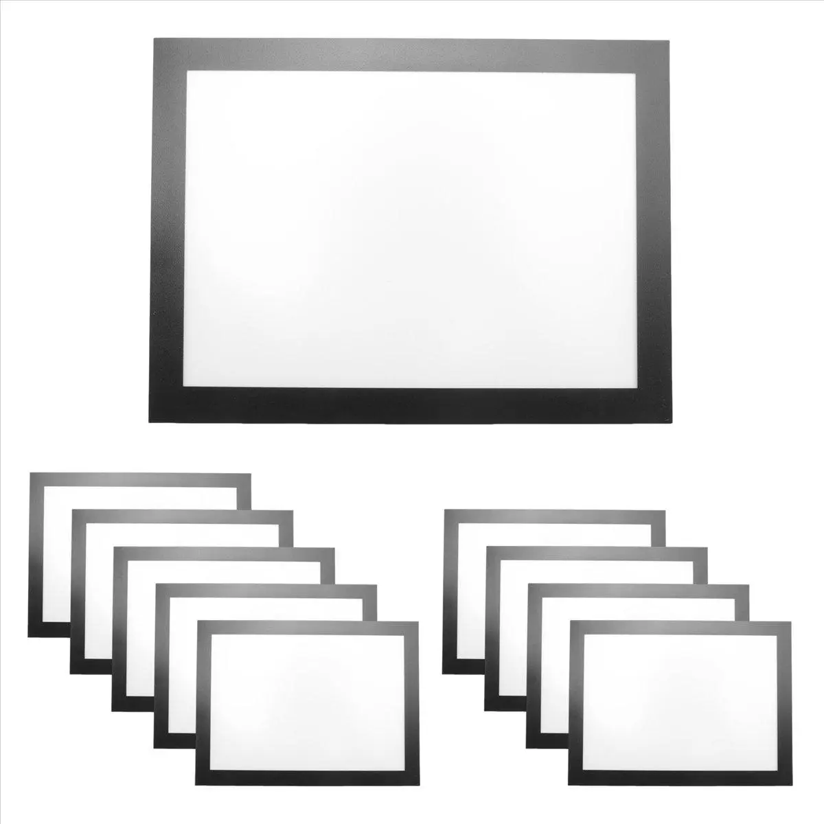 10PCS A5 Magnetic Diamond Art Frames, Self Adhesive Magnetic Picture Frame Diamond Painting Frames Display Frame Black