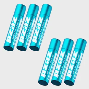 Pzaz Breath Spray - Wintermint 6 pack - Instant Refreshment - Caffeine Microdose - Eliminate Bad Breath