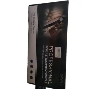 Podcast Microhone Professional Equipment Bundle with Compatible Microphones and Audio Accessories