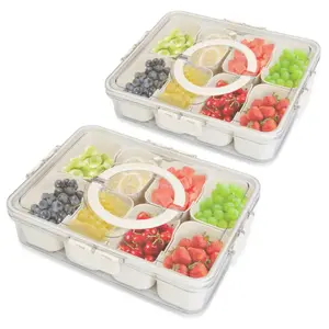 Divided Serving Tray 8 Compartments Snack Box Char,Serving Tray 8 Compartments Snack Box Char,Tray 8 Compartments Snack Box Char # Fyp. # viral. # foryou # tiktokmademebuyit # makeup # foodtok # homegoods # trendingvideo. # obsessed. # economy