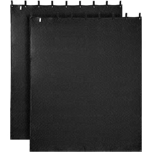 VEVOR Sound Dampening Blankets, Soundproof Curtains with 80x 48 in, Soundproof Blanket with Grommets, Studio Grommeted Blanket, for Window, Door, Light Blocker, Music Recording, BlackVEVOR Super Brand Day