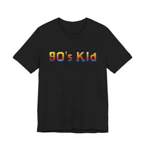 Men's 1990s nostalgia and gaming culture Graphic T-Shirt - Short Sleeve Crew Neck Regular Fit Casual Wear | Soft & Breathable Fabric, Durable Print, Everyday Comfort, Machine Washable, retro pixel art casual wear for fans of 90s pop culture and video