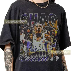 [Sale Up To 50%] Limited Shaquille O'Neal Vintage Shirt, Shaquille O'Neal Basketball Gifts for Woman and Man, Retro Shaquille O'Neal Merch Gift