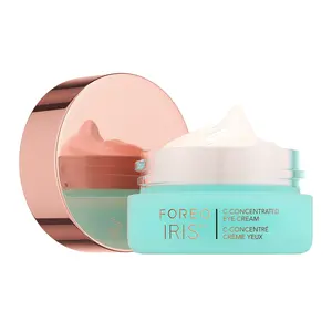 FOREO IRIS (C-Concentrated) Brightening Eye Cream for Dark Circles and Puffiness - Under Eye Brightener - Hyaluronic Acid - Antioxidant - Vegan - Travel Size - All Skin Types - 0.5 oz