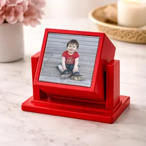 Rotating Photo Cube for Magnets (4 magnets included)