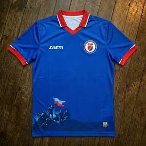 [Hot Jersey Today] - Haiti 2026 Home Polo Collar Soccer Jersey - For W.C 2026