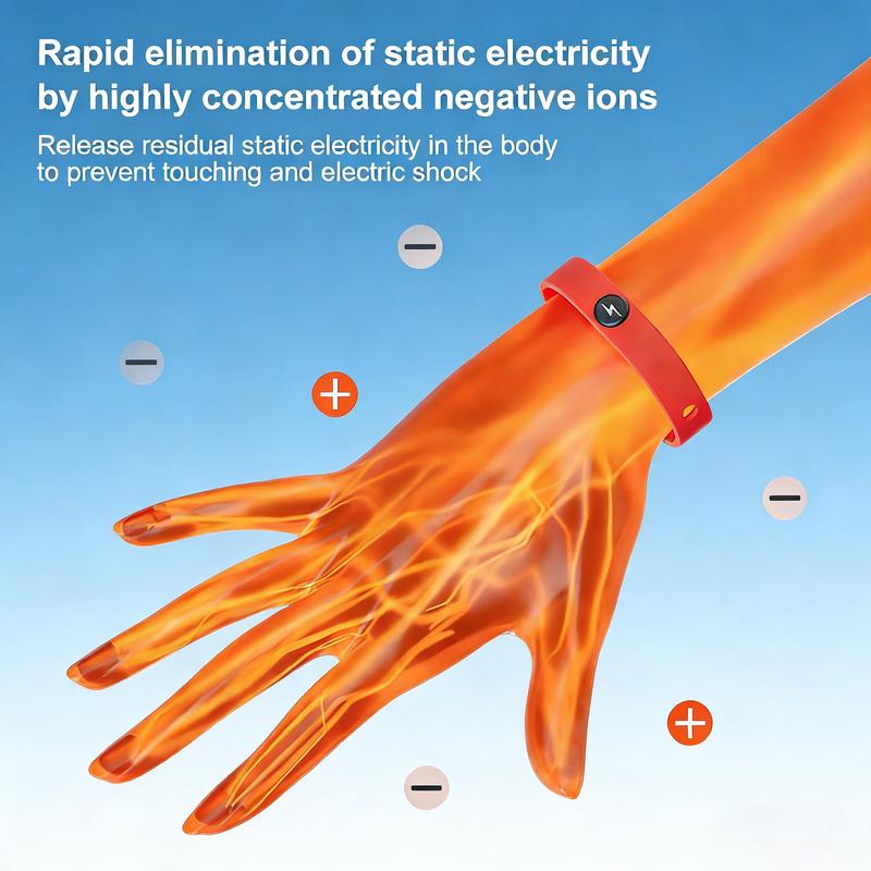 Anti-Static Wristband Adjustable Balance Anion Wireless Antistatic Strap for Men Women Winter Electrostatic Removal Bracelet Elimination Discharge