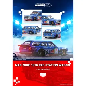 Inno64 1:64 Mazda RX-3 Station Wagon Mad Mike D1GP Series 2024