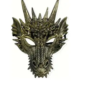 Trendy Dragon Mask for Halloween & Cosplay Events, Perfect Party Accessory for Costume Parties, Durable Design for All Ages