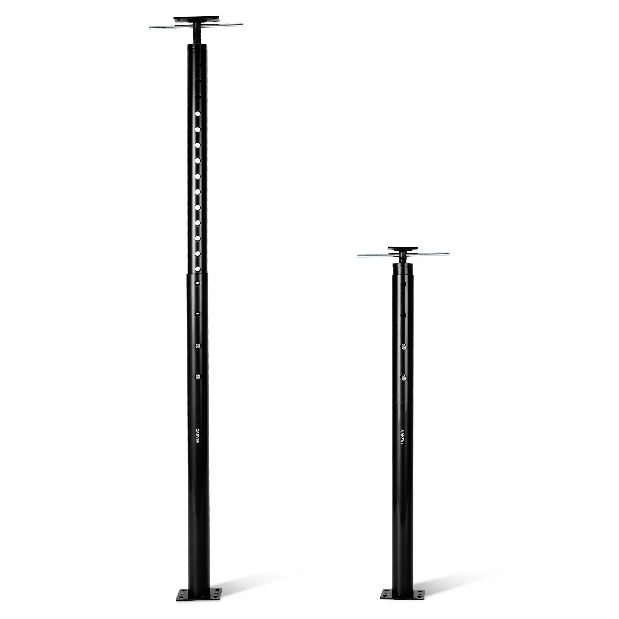 Gaomon 2-Pack Adjustable Height Support Jacks - 53"-93" Carbon Steel Telescopic Posts, 18000 Lbs Max Load for Basement Crawlspace Temporary Leveling & Lifting Support Beam,familyfun