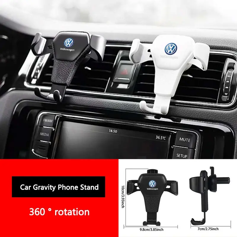Auto Phone Holder Car Air Vent Clip Mount, Phone Holders for Your Car Vent, Automotive Phone Holder Mobile Phone Stand Support for Volkswagen Vw Rline Gti Golf Tiguan Jetta Transporter Passat Gtd Polo Touran