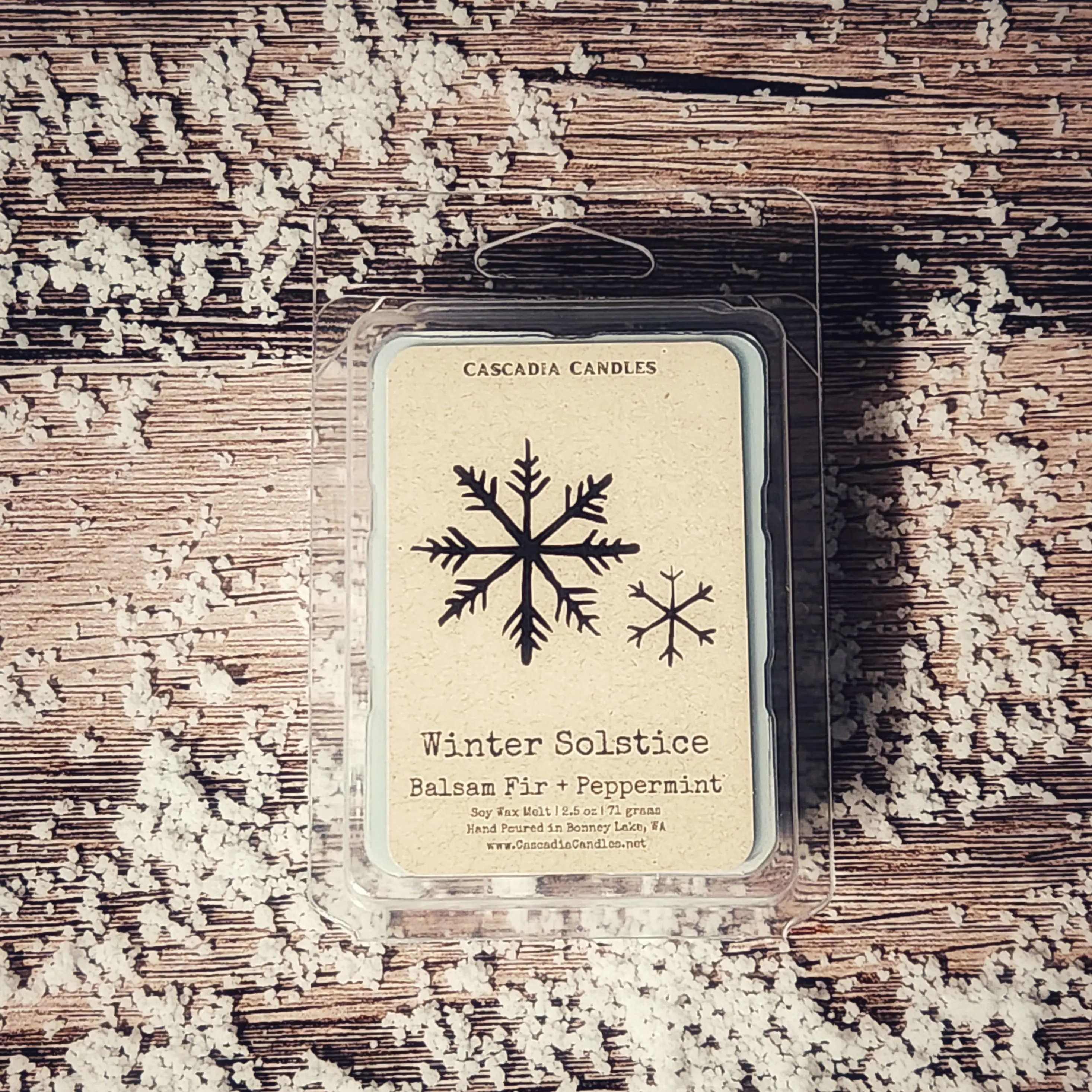 Winter Solstice Wax Melt | Balsam Fir + Peppermint