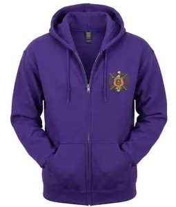 Omega Psi Phi - Shield Full Zip Hoodie | House of Greeks