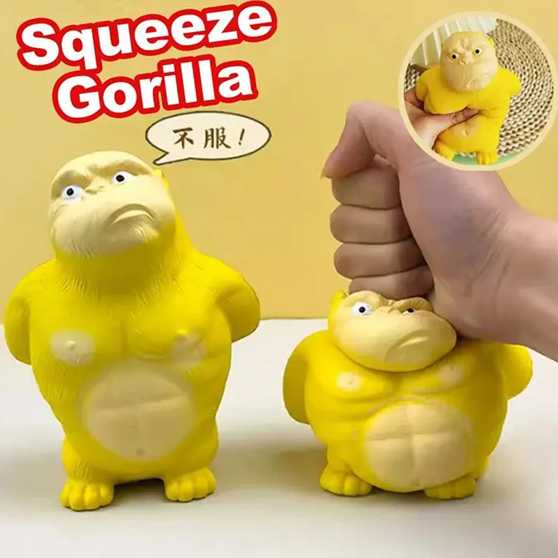 Antistress Big Giant Orangutan Fidget Toys, Squishy Toys, Elastic Monkey, Funny Gorilla, Stress Relief Games, Home Decoration Sc