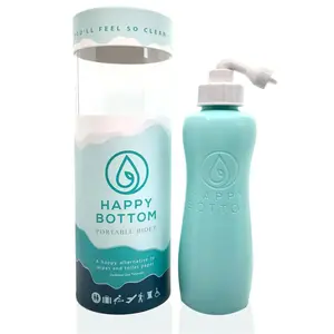 Happy Brand  Happy Bottom Portable Bidet Peri Bottle, Turquoise