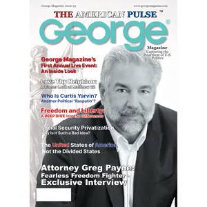 GEORGE Magazine, Issue 23 (John F. Kennedy, Jr.’s publication from the mid-1990s made a comeback in 2022, and like the original George it’s not just politics as usual.)
