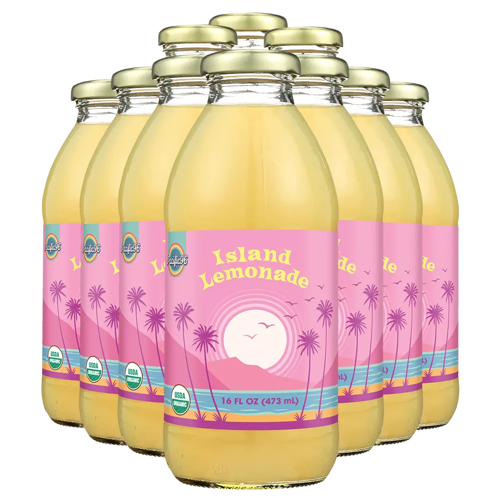 Pacific96 Organic Island Lemonade 16oz 10-Pack