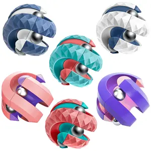 6pcs Orbit Ball Toy Set, Fidget Cube Spinning Toy for Stress Relief, Perfect Gift for Adults & Friends, Creative Decompression Toys