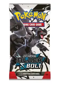 Pokemon Scarlet & Violet Black Bolt Booster Pack - 10 Additional Game Cards with Ultra Rare & Full Art Cards
