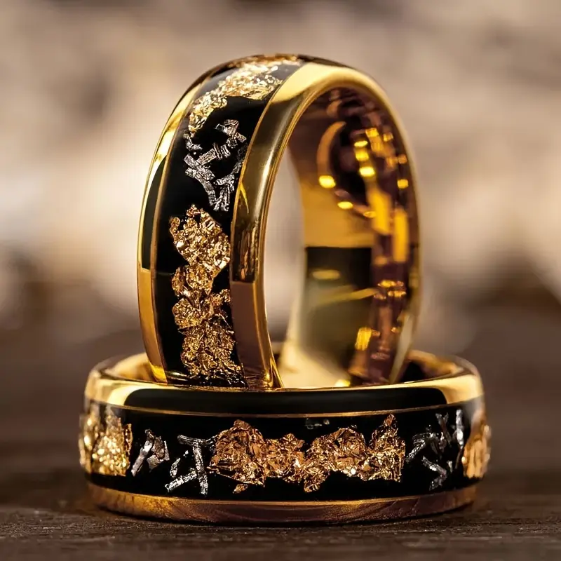 8mm Exquisite Ring - Unique Men's Wedding Band with Durable Scratch-Resistant Design and Comfortable Wear