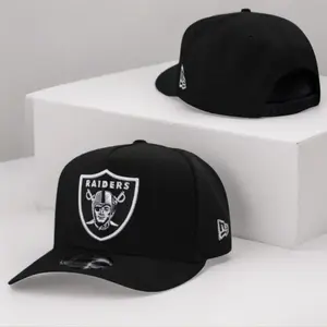 New Era Las Vegas Raiders Black Classic Edition 9Fifty A Frame Snapback Hat