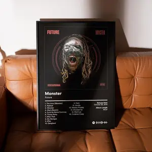 [UNFRAMED POSTER] Future Monster Poster – Album Cover Posters – Aesthetic Music Posters for Bedroom, Dorm or Studio