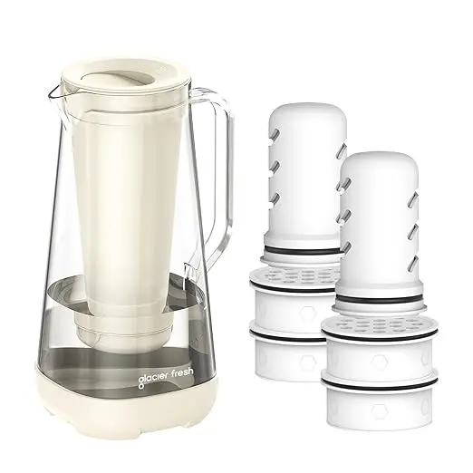 White  Pitcher+Filter