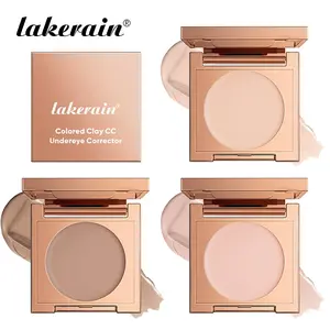 Colored Clay Undereye Corrector, Neutralizes Dark Circles Dullness Quickly, Hydrates While Covering, Waterproof & Sweat-Proof, Won't Settle Into Fine Lines, 3 Shades Match Various Skin Tones, Ideal For Daily Wear Tired Eyes