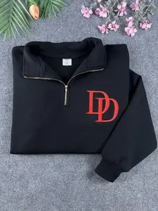 DD Embroidered Quarter Zip, Matt Murdock Quarter Zip, Gift For Fan