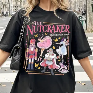Delivered after Christmas-Comfort  Retro The Nutcracker Ballerina Shirt, Sugar Plum Fairy Christmas Tee, Gift For Ballerina Lovers