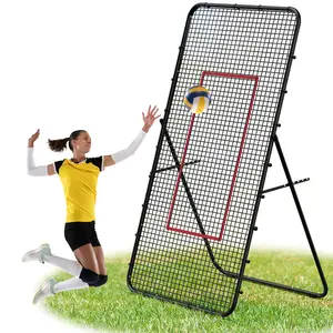 Volleyball Rebounder Net,Adjustable Bounce Back Net, Training Net for Volleying/Spiking,Backyard Volleyball Rebounder Hitting Serving Passing Spike Practice