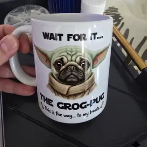 "The Grog-Pug" – Funny Sci-Fi Parody Mug