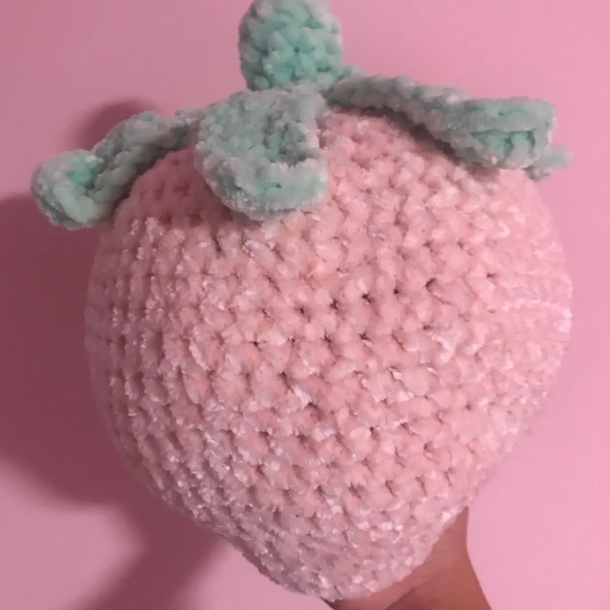 Crochet Strawberry Plush