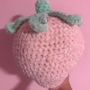 Crochet Strawberry Plush