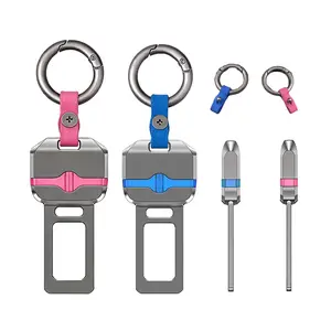 Multi-Function Anti-Static Car Keychain – Compact Multi-Use Clip Buckle Accessory for Everyday Carry & Small Car Gifts (Bottle Opener Design)