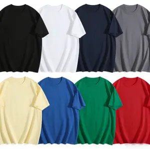 Oversized Blank T-Shirt | Unisex 100% Cotton Multi-color Basic Tees Casual Streetwear