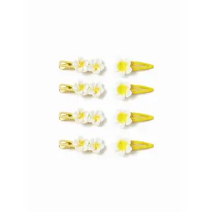 Cider 8 PCS FLORAL HAIR CLIP SET