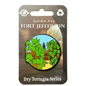 Fort Jefferson Amphitheater Pin With Magnet - Dry Tortugas